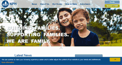 Desktop Screenshot of nph-elsalvador.org